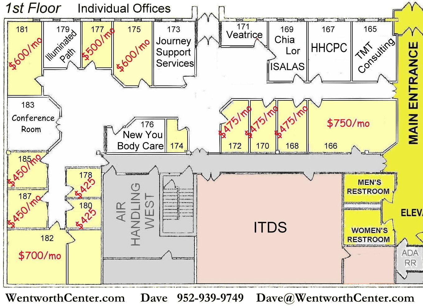 image of office space for rent west st. paul